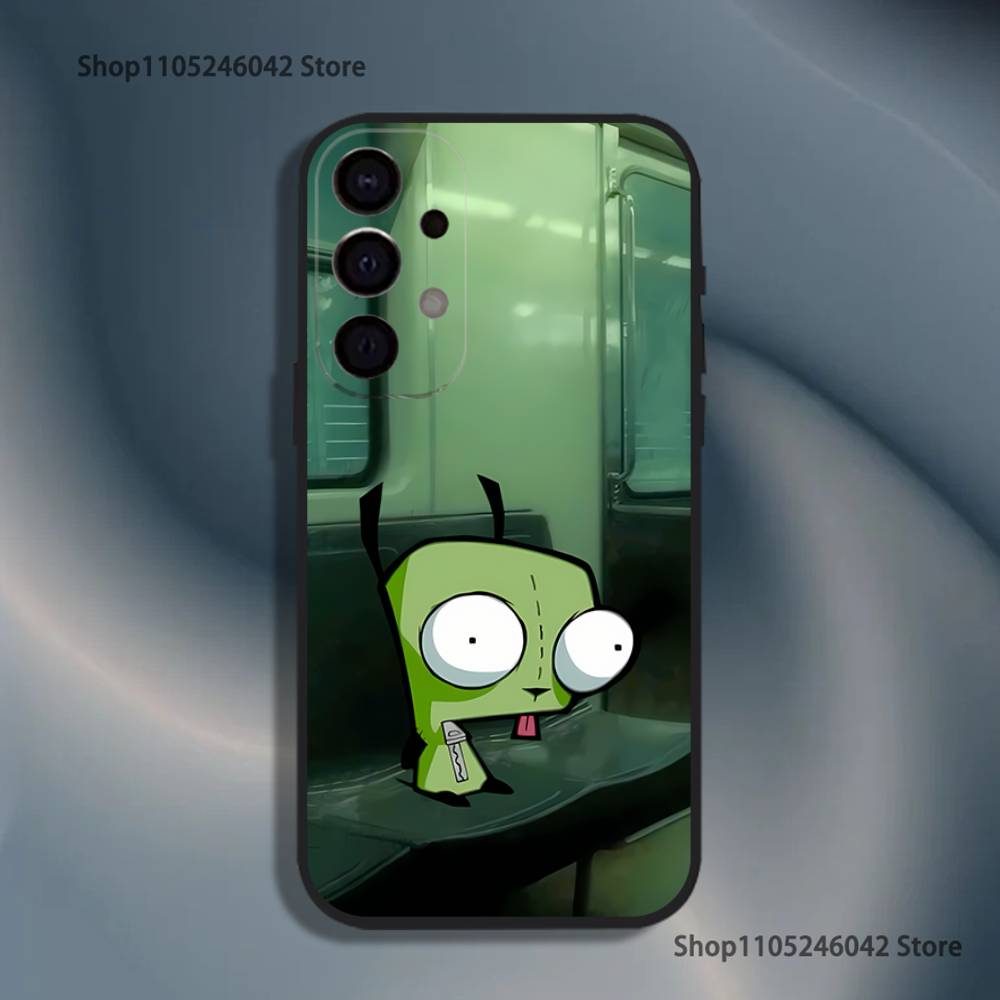 

Мультяшный I-Invader Zim Gir Для Samsung S25,S24,S21,S22,S23,S30,Ultra,S20,Plus,Fe,Lite,5G Черный Чехол для Телефона Samsung S30Ultra5G