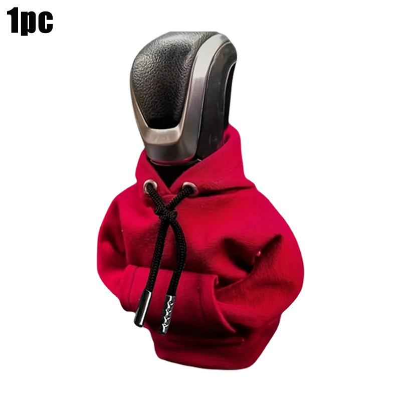 

1/2pcs Hoodie Car Gear Shift Cover Fashion Gearshift Hoodie Car Gear Shift Knob Cover Handle Gear Sweatshirt Change Lever Cover