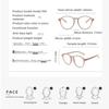 Retro Literary Glasses Large Frame Fashion Glasses Men and Women Fashion Simple Anti-blue Light Glasses