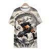 Summer Bestsellers Naruto 3d Printed Short-sleeved Men's Cool Round-neck T-shirts, Summer Children's T-shirts, Abstract Clothes
