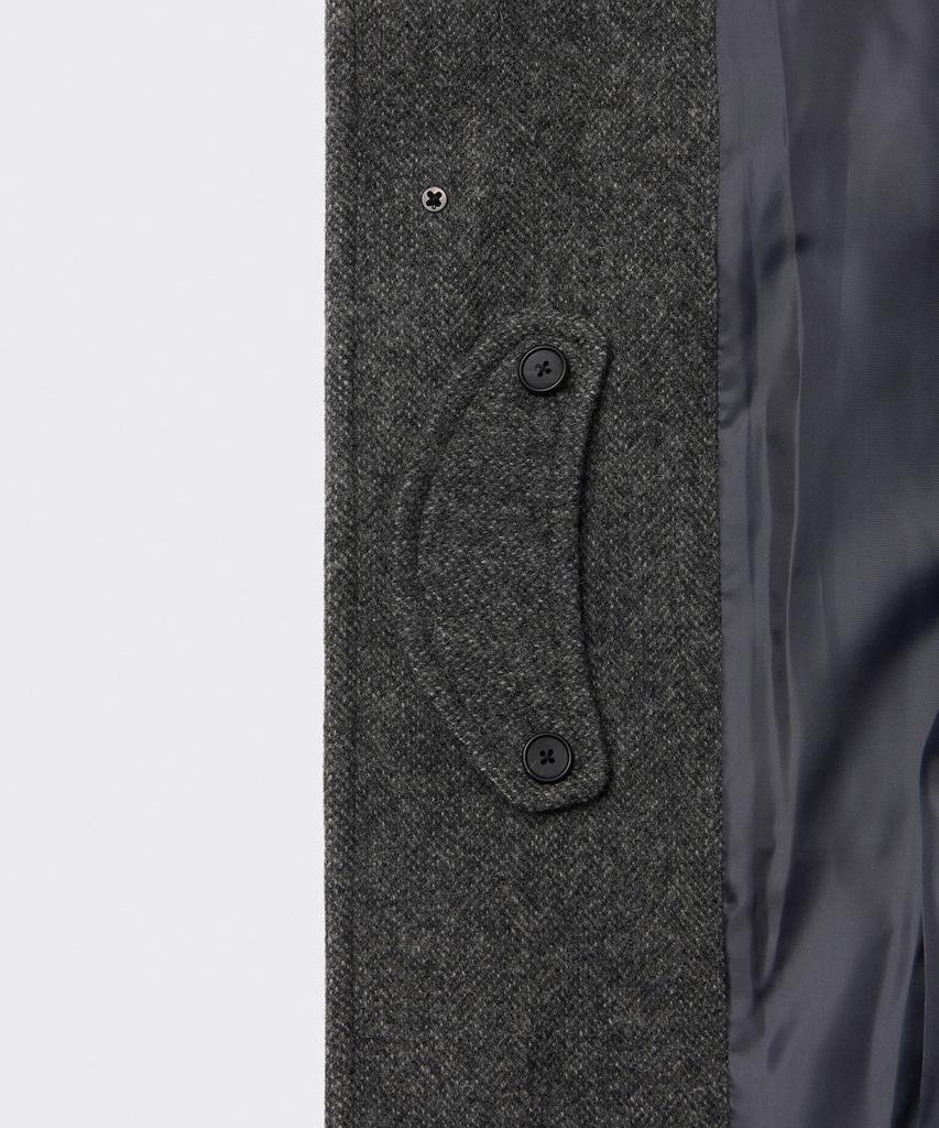Musinsa Standard Shetland Wool Oversized Balmacaan Coat [Grey]