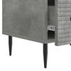 TV Stand Concrete Grey 147 X 34.5 X 30 Cm Particleboard