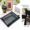 3 Size Nylon Mesh Clear Beauty Makeup Bag with Zipper Portable Travel Makeup Bag Toiletry Lipstick Make Up Brush Organizer Pouch