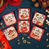 6pcs Traditional 2025 New Year Money Pocket Chinese Style Red Packet Kids Gift