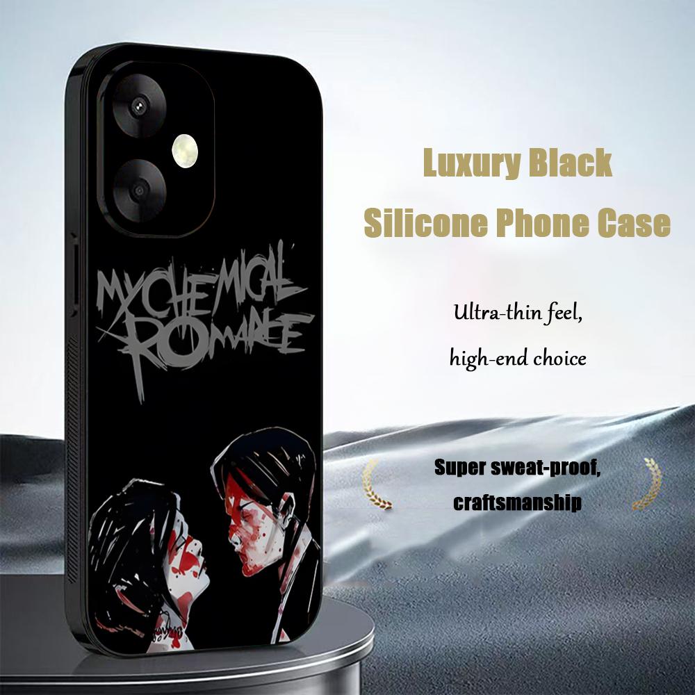 Gorące Etui na Telefon Zespół My Chemical Romance Dla Xiaomi Redmi Note 13,12,11, 10 Pro Plus S, 5G, 12S, Luksusowe Miękkie Czarne Etui na Telefon
