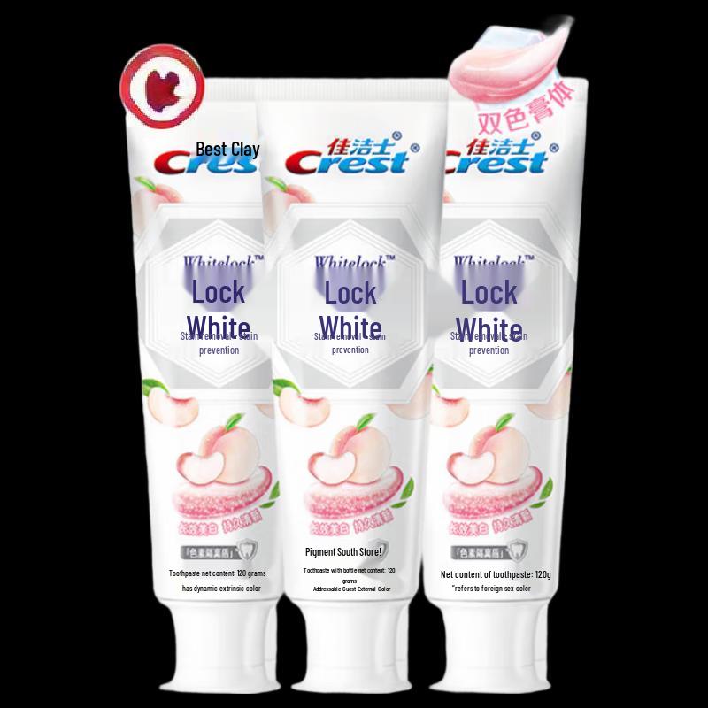 

Crest White Peach Scented Whitening Toothpaste