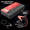 EAFC 2000A/600A  Jump Starter Portable Power Bank 12V Car Battery Booster with Dual USB Ports & LED Flashlight Fast Charging