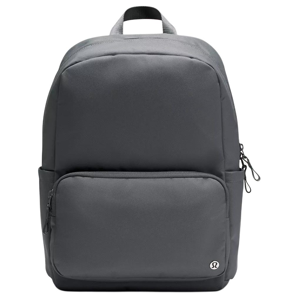 Lululemon Everywhere 22L Solid Casual Zipper Backpack Unisex Backpacks Gray-Eucalyptus LU9BRWS-067151 Gray Eucalyptus