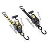Cargo Tape With Hook,Heavy Duty Auto Retractable Ratchet Straps,Break Strength Automatic Telescopic Strap Tensioner,For Trailers