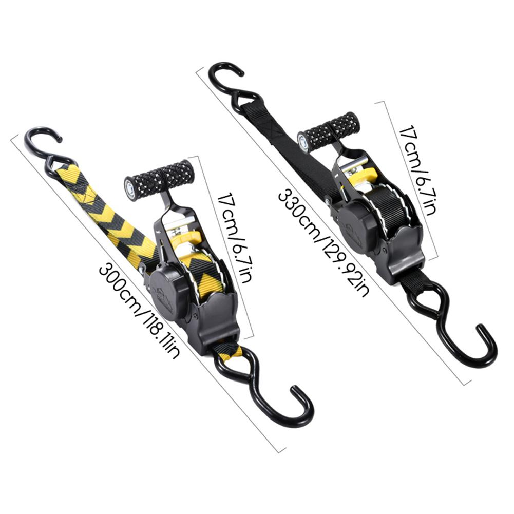 Cargo Tape With Hook,Heavy Duty Auto Retractable Ratchet Straps,Break Strength Automatic Telescopic Strap Tensioner,For Trailers