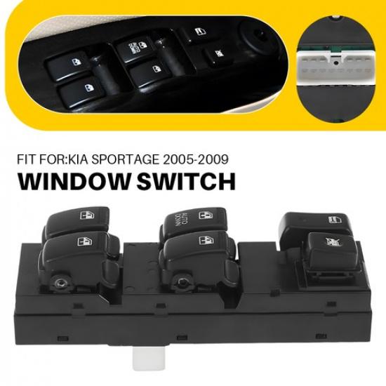 Power Window Switch Master Left For 2005 2006-2009 Kia Sportage 93570-EF000 EXV