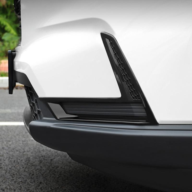 For Honda CRV CR-V  2024 Car Accessories ABS Plastic Front Fog Light Lamp Decor Cover Trim 2pcs