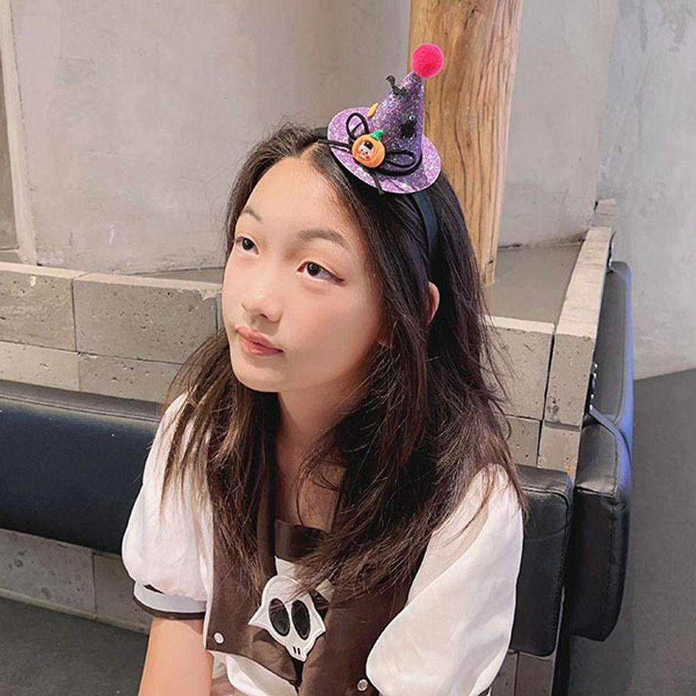 Bat Bat Headband Star Pumpkin Hairband Funny Halloween Hair Hoop  Female/Children