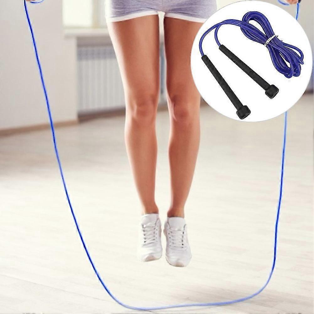 Double Dutch Jump Ropes, Durable Pvc Material Crystal Transparent Fitness Jump Rope For Cardio Calorie-Burner, Smooth Handle Turning Aerobic Exercise