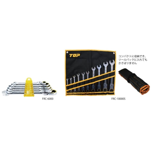 TOP Industrial Swivel Ratchet Combination, 24mm, 180 Swivel, 5 Feed Angle, Gear Wrench FRC-24