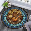 Musical Instruments Harmony Round Area Rug Under Office Chairs Bedroom Living Room Home Decor