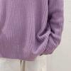 Men Sweater Solid Color Round Neck Long Sleeves Anti-shrink Stretchy Knit Loose Pullover Elastic Autumn Sweater Men Clothes
