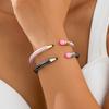 Bracciali rigidi a cerniera per donna e ragazza, Gioielli di moda eleganti e raffinati, Regali per lei