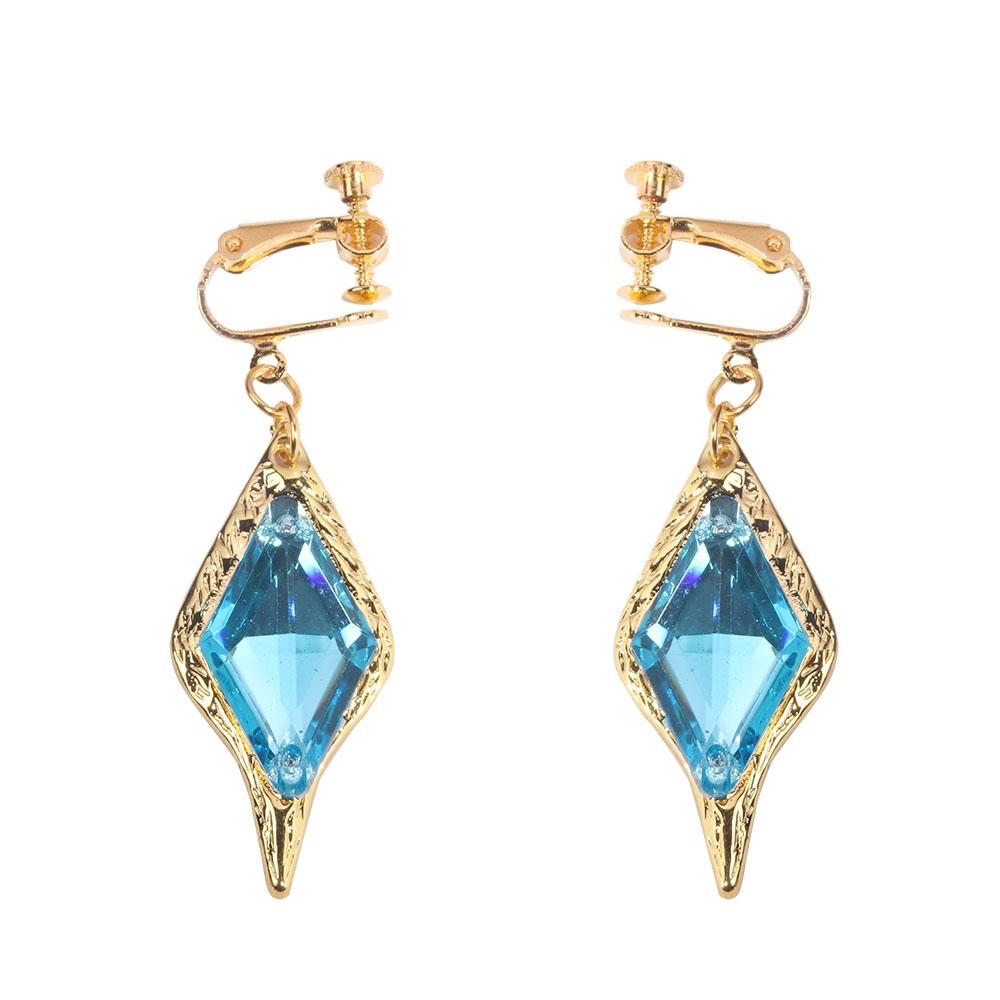 Game Genshin Impact Earring Tartaglia Hu Tao Venti Kaeya Alberich Aether Qiqi Keqing Cosplay Clip Earrings Foe Fans Jewelry Gift