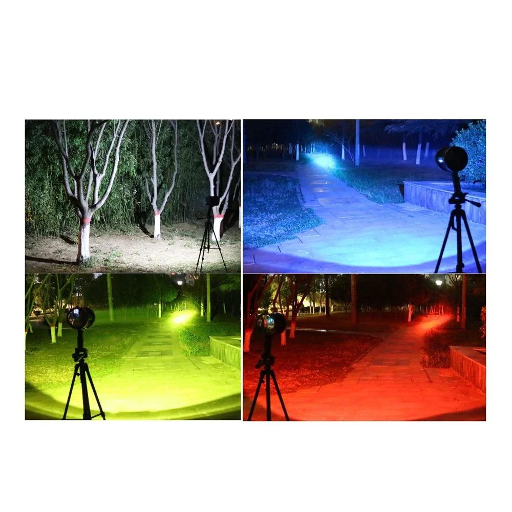 High Power Brightness Flashlight Outdoor Camping Waterproof Lights with Side Light Multi-Modes Torch USB Rechargeable Lantern