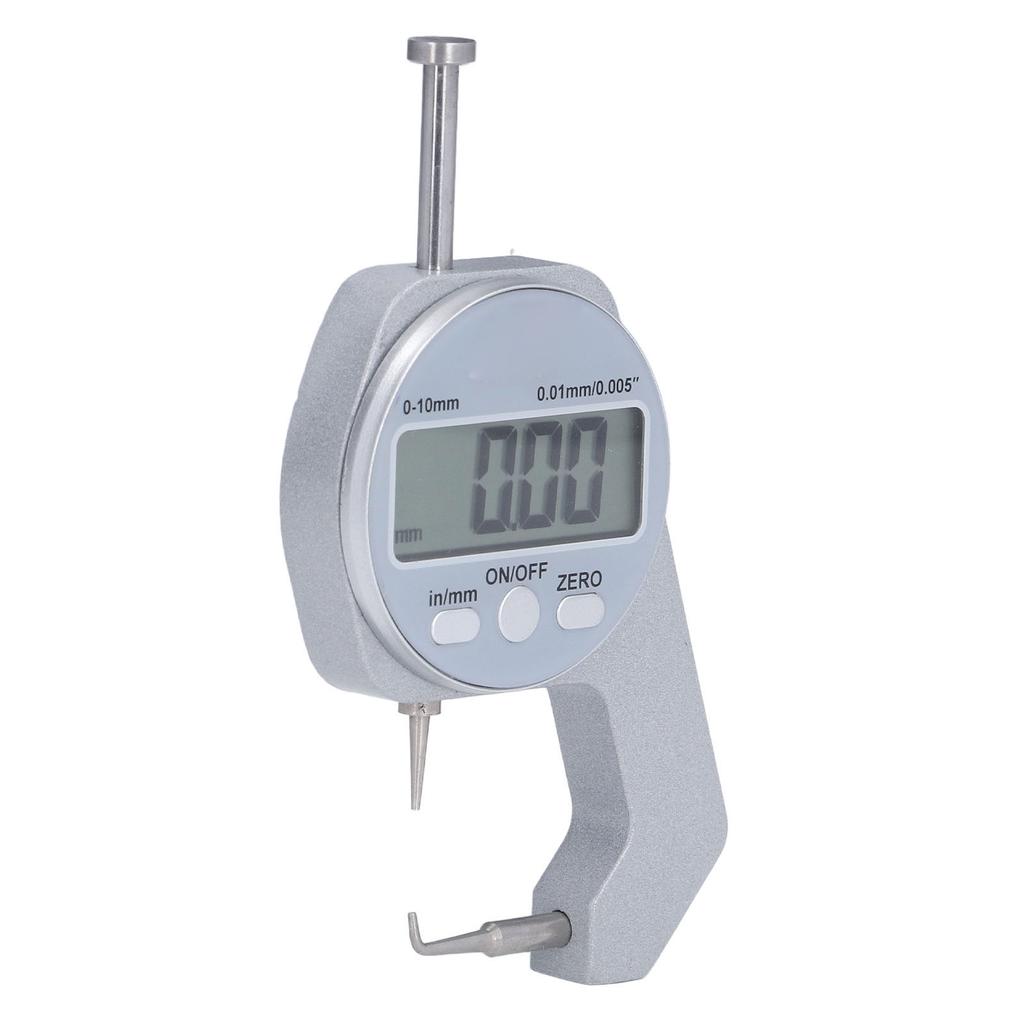 Thickness Gauge 0‑10MM Range LCD Screen Digital Display Curved Tip Mini Thickness Gauge