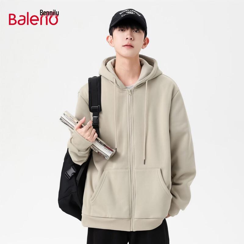 Baleno Unisex Hooded Zipper Sweatshirt Jacket
