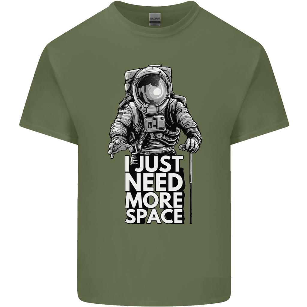 I Just Need More Space Funny Astonaut Unisexs Light Cotton TShirt