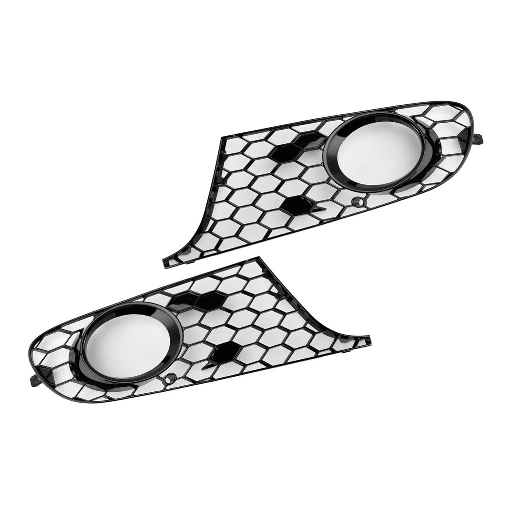 2PCS Fog Light Cover Grille Grill 5K0853665 Fit for VW MK6 Golf Jetta 2009-2013