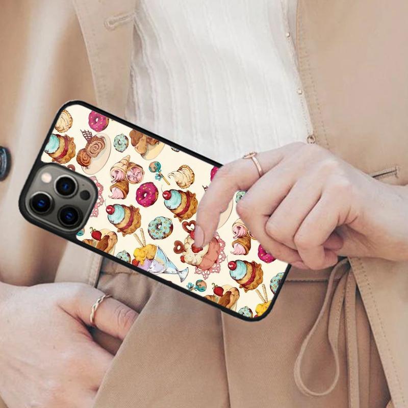 Cake Fancy Desert Magnetic Phone Case For APPLE iPhone 17 Air 16 14 13 12 Pro Max 15 Plus Wireless Charge With MagSafe Cover