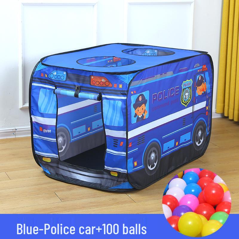 Kids' Indoor Car Tent Playhouse - Foldable Baby Pool & Play Space
