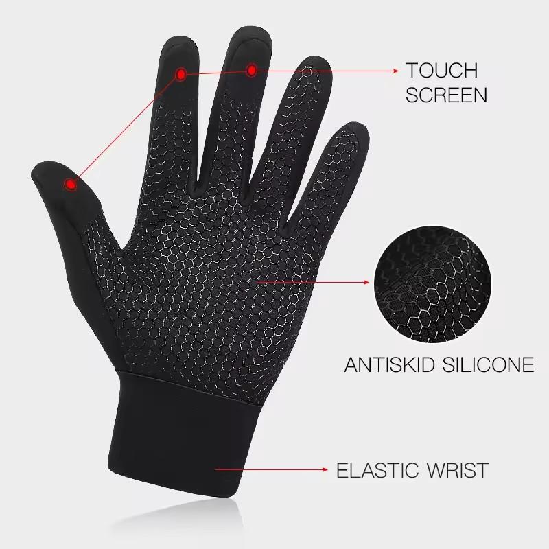 Winter Skiing Gloves Unisex Touch Screens Non Slip Outdoor Cycling Gloves Waterproof Cold Resistant Climbing Hiking Accessory