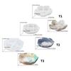 Flower Shaped Storage Tray Mold Epoxy Mould for Handmade Decoration and Gift Making Projects Display Dish Accessories