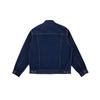 Converse Denim Jackets Men's Dark Blue Lapel Moderate Multi Pocket 3 Pcs Or Two Above UCJ124-UHD