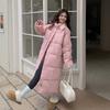 Cotton Clothes for Women 2025 New Style Long Korean Loose Cotton-padded Jacket Over Knee Bread Coat for Women