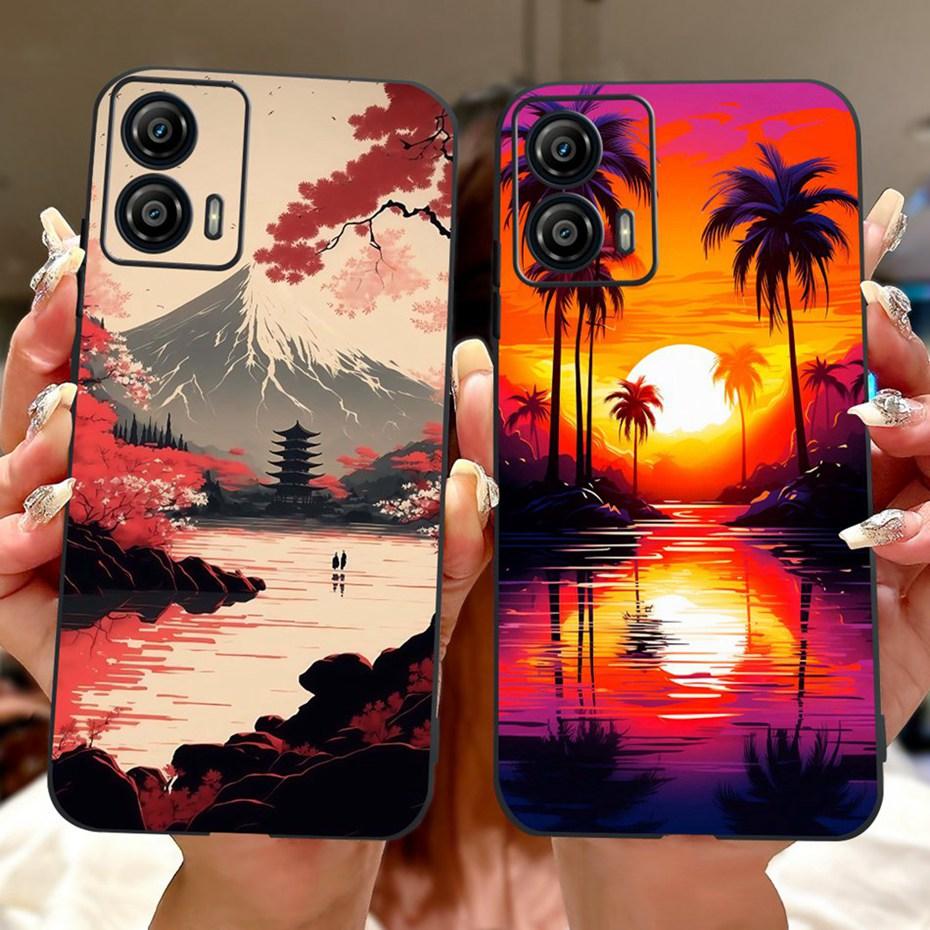Fashion Painting Case For Motorola Moto G53 G73 Soft Silicone TPU Phone Cases For MOTO G53 G73 5G Back Covers Bumpers