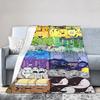 Cartoon Blankets Bfdi Plush Awesome Soft Throw Blanket for Chair Covering Sofa All Season