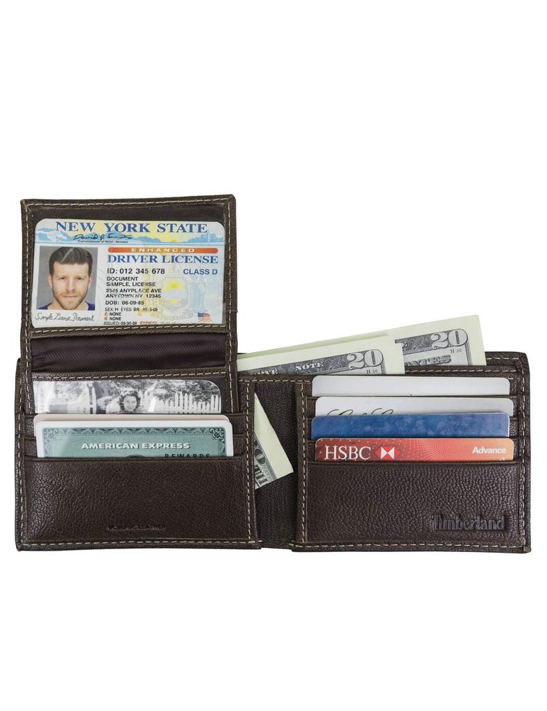 Timberland Leather Wallet in Black Men's (Brown)
