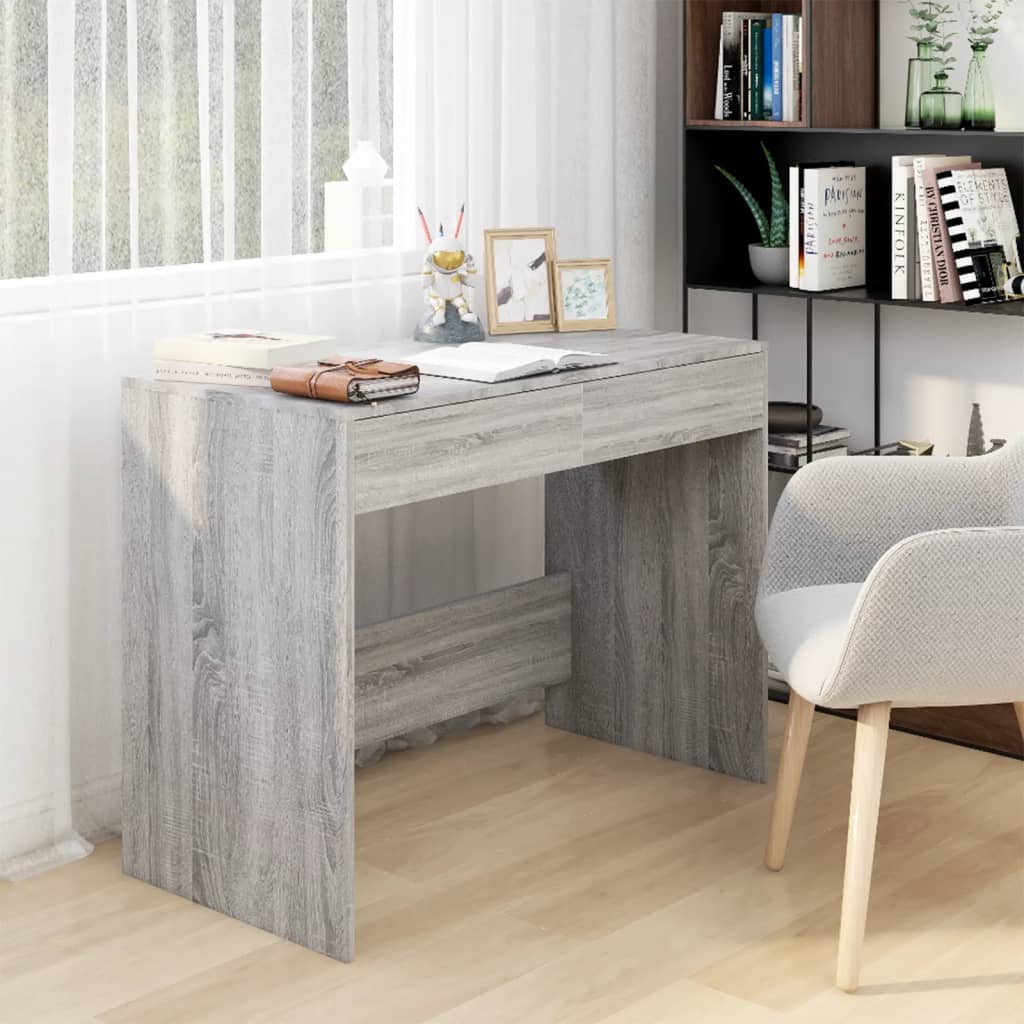 Desk Gray Sonoma 101x50x76.5 Cm Particleboard