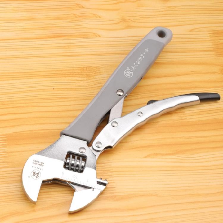 Large Opening Adjustable Spanner Monkey Wrench Adjustable Angle Slide Wrench