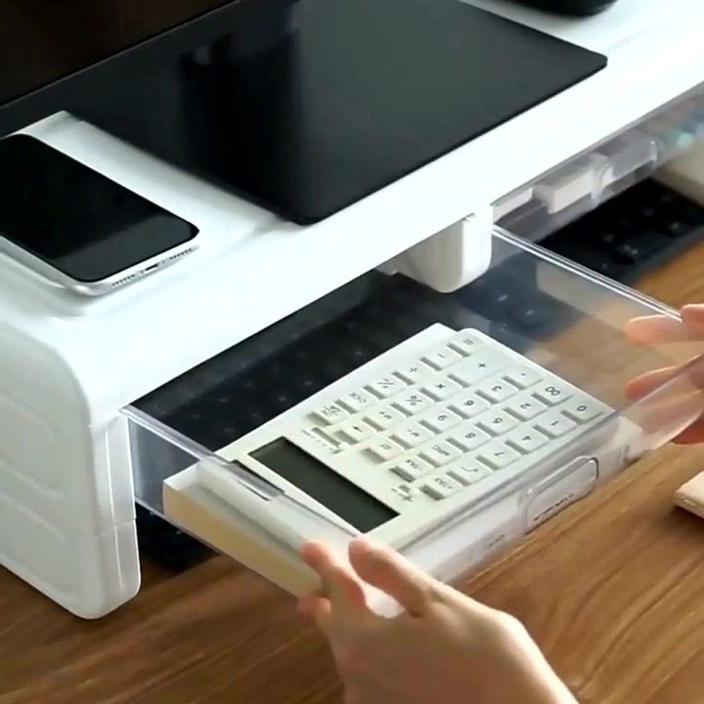 Desktop Computer Monitor Stand with Drawer Monitor Stand New Computer Heightening Rack