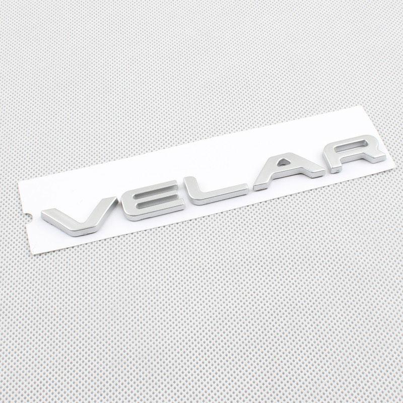 RDYNAMIC VELAR písmenový emblém nálepky na auto Dostupnost doplňky pro úpravy logo kufru babel