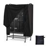 Outdoor Bird Cage Dust Cover Oxford Cloth Shade Waterproof Patio Birdcage Cover for Myna Cage Protector Black