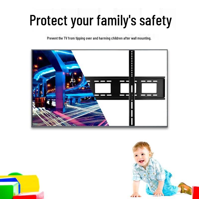 Aidicon 32-100 Inch Heavy-Duty Fixed TV Wall Mount