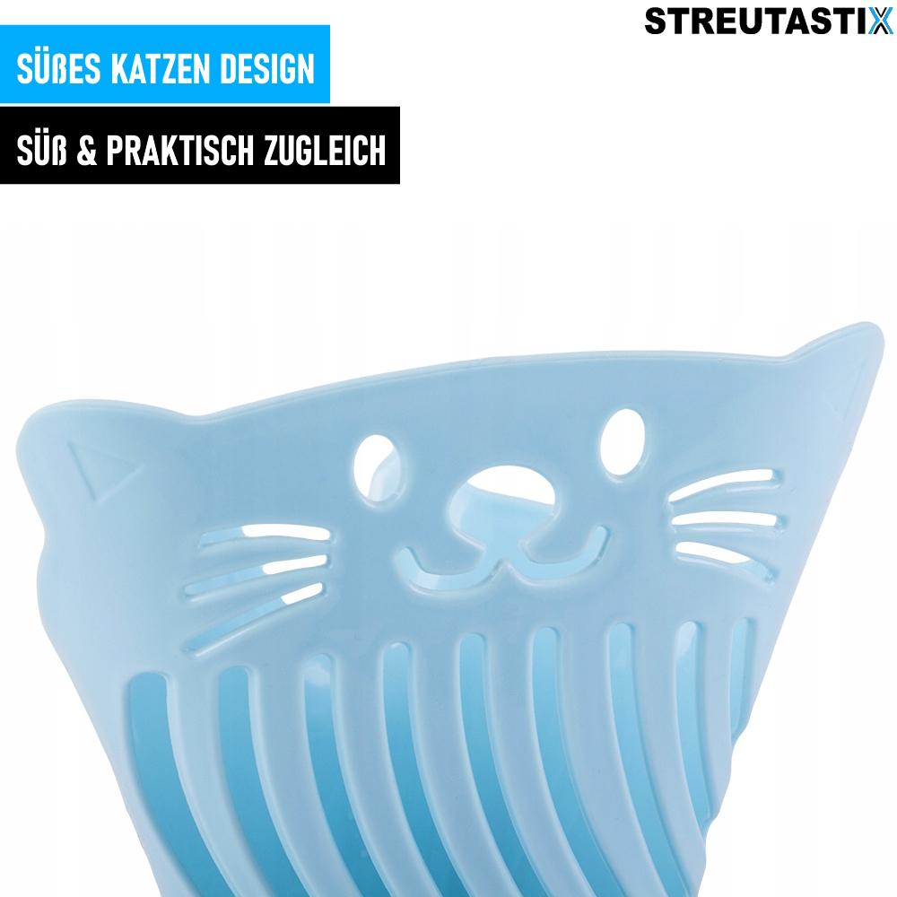 STREUTASTIX kraikas kastuvas kačių kraiko kastuvas išmatų kastuvas kraiko šaukštas