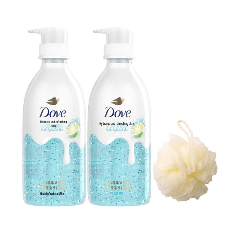 

Dove Glacier Sea Salt & White Grapefruit Essence Shower Gel Set