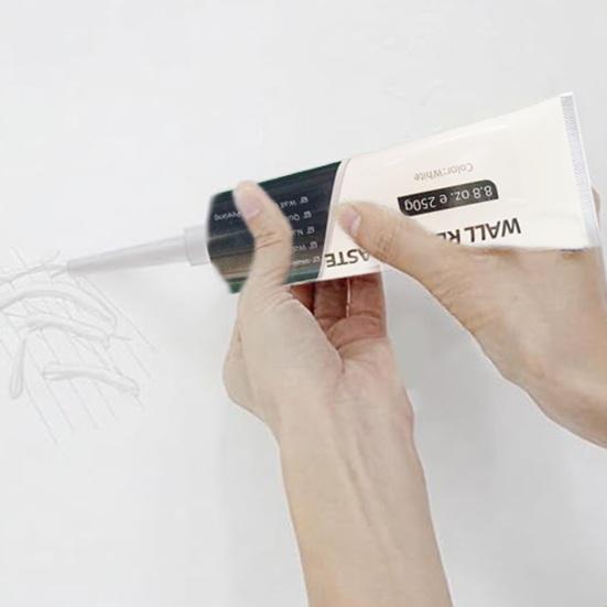 Efficient Drywall Repair Kit with Scraper, Wall Repair Paste Tube, Quick-Drying Wall Mending Agent, Wall Repair Paste, Multi-Functional Patch Paste