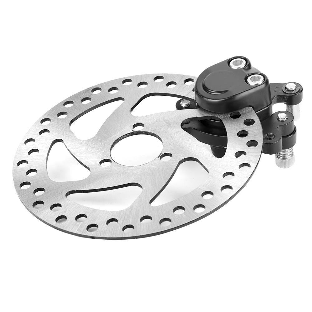 Aluminum Alloy Mini Scooter Rear Disc Brake Set Brake Disc+Brake Caliper for Rotors SUVs