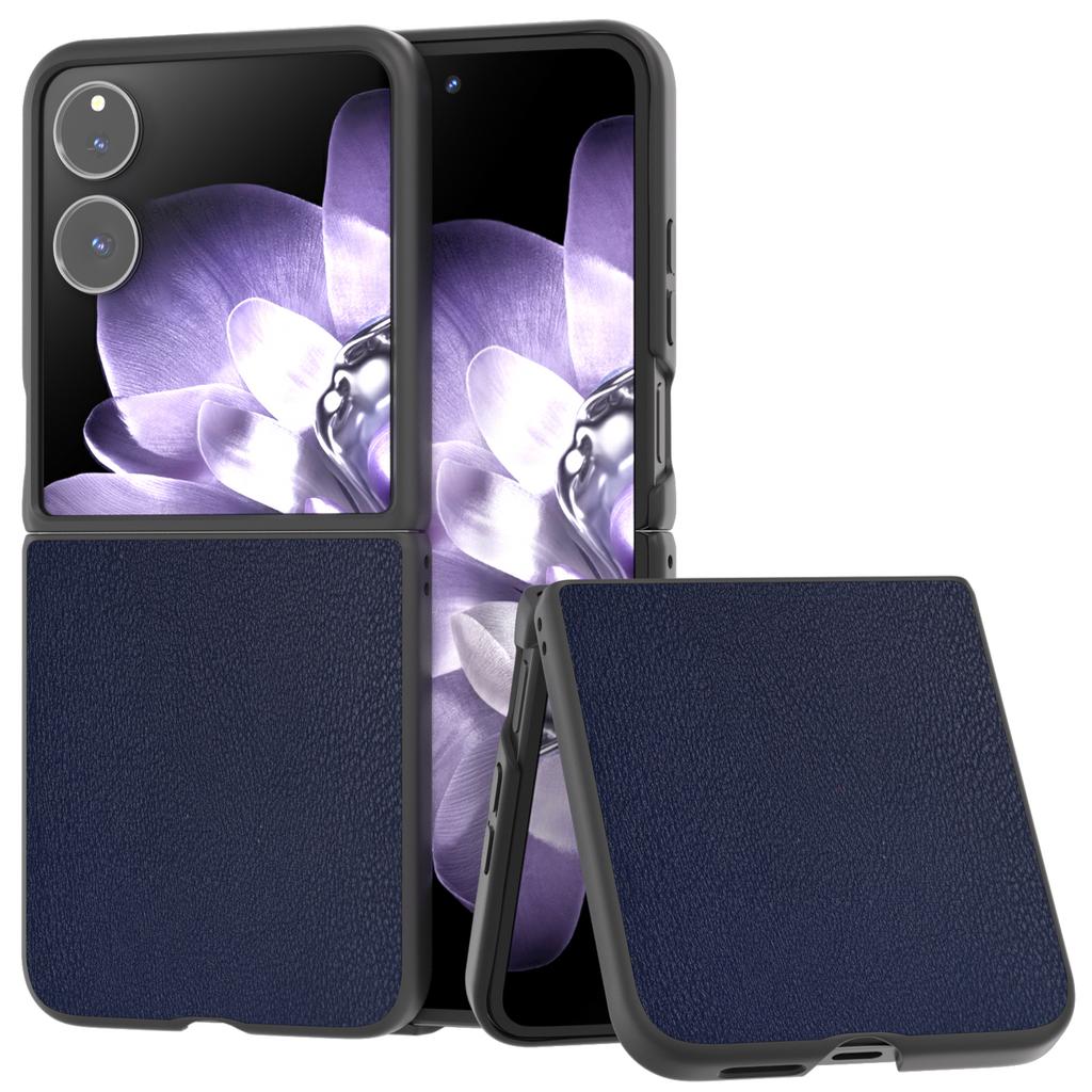 For Xiaomi Mix Flip 5G Case Anti-Scratch PU Leather Coated PC Phone Cover