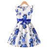 Girls Fashion Dress Summer Children's Floral Chiffon Fairy Princess Dress