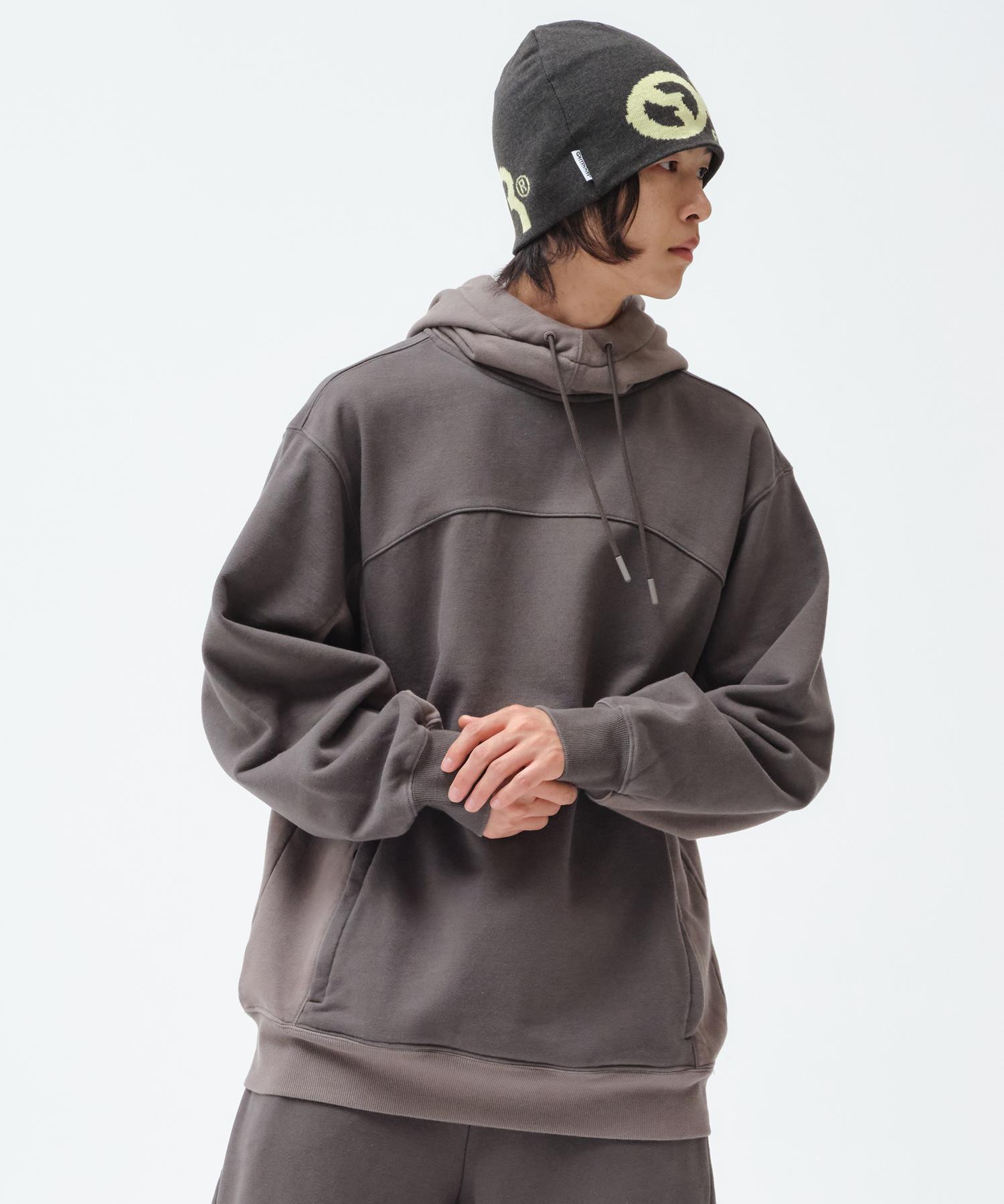 Outdoor Products Color Block High Neck Hoodie (Gray) Gray/M